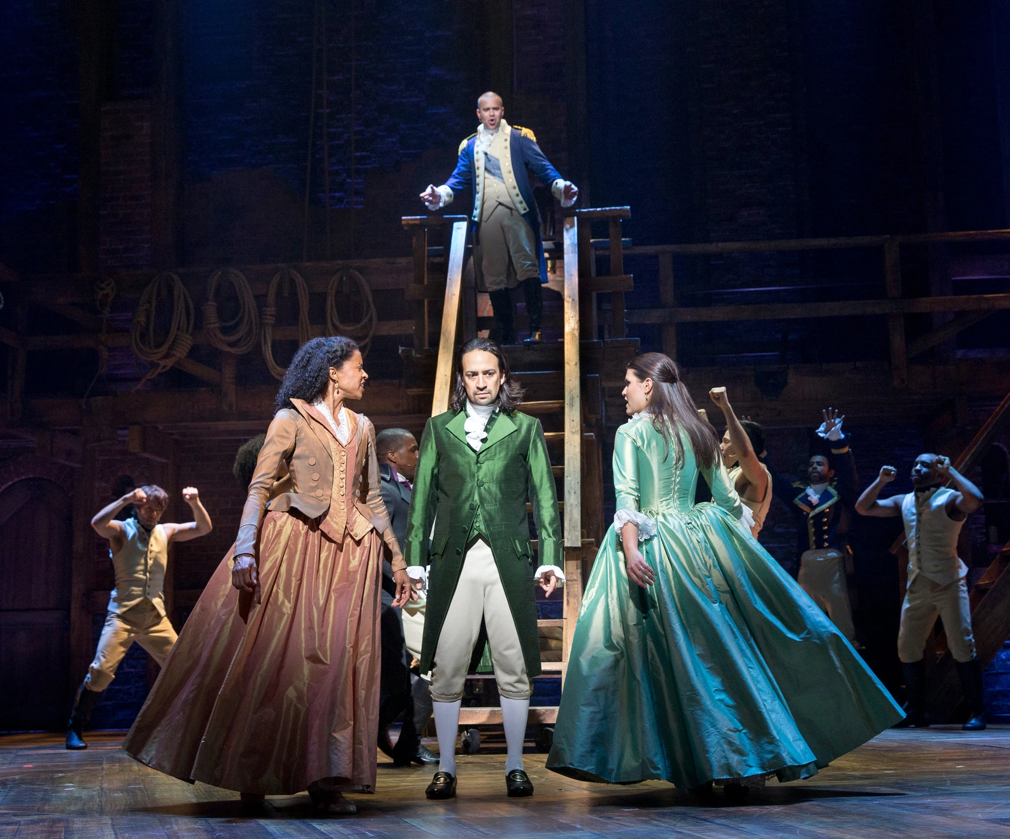 Still from Hamilton the Musical — the clip “Non-Stop”