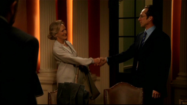Still from The West Wing — the clip “The Supremes”