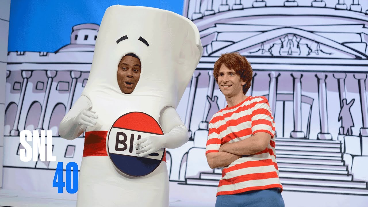 Still from the clip “Saturday Night Live does Schoolhouse Rock Parody on Executive Orders”