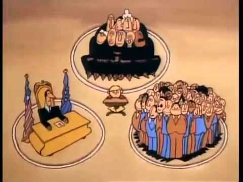 Still from Schoolhouse Rock — the clip “America- Three Ring Government”
