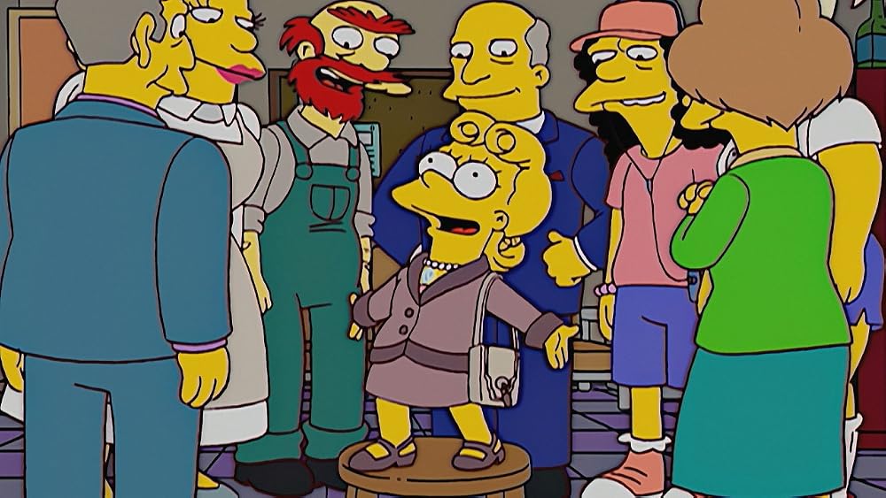Still from The Simpsons — the clip “The President Wore Pearls”