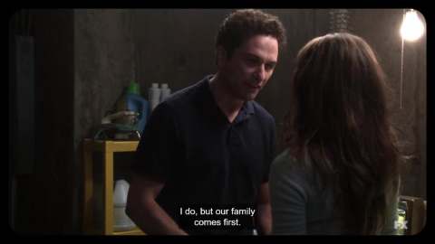 Still from the clip “Phillip from The Americans Talks Up the USA versus the Soviet Union”