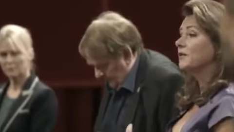 Still from the clip “Birgitte Nyborg’s Speech” (Borgen (DR))