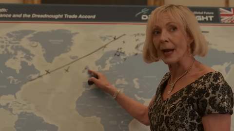 Still from the clip “Grace Penn Explains the Decision” (The Diplomat, Netflix)