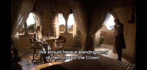 Still from the clip “Ruling at a Distance in Game of Thrones”