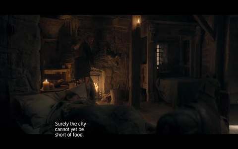 Still from the clip “Trade Restrictions Raise Chicken Prices in House of the Dragon”